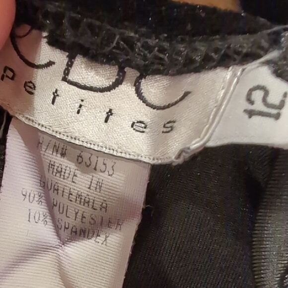 CDC Black Sleeveless Square Neck Gown - Picture 5 of 5